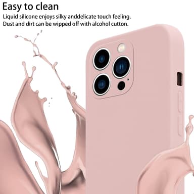 Suojakuori iPhone 14 PRO MAX Kotelo (Vaaleanpunainen)