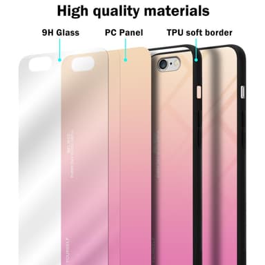 Suojakuori iPhone 6 / 6S Kotelo (Musta)