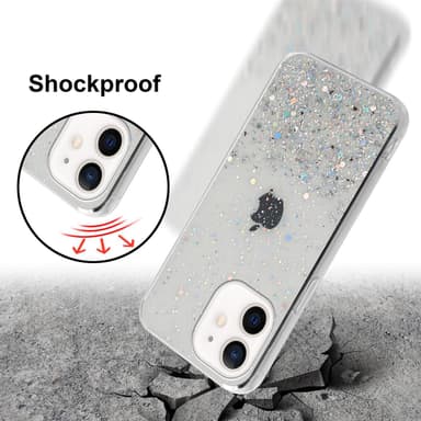 iPhone 12 MINI Suojakuori Kotelo (Läpinäkyvä)