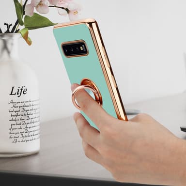 Samsung Galaxy S10 PLUS Suojakuori Kotelo (Turkoosi)