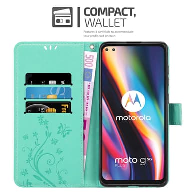 Motorola MOTO G 5G PLUS Suojakuori Lompakkokotelo