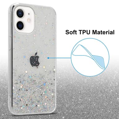 iPhone 12 MINI Suojakuori Kotelo (Läpinäkyvä)