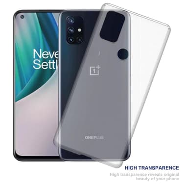 OnePlus Nord N100 Suojakuori Kotelo (Läpinäkyvä)
