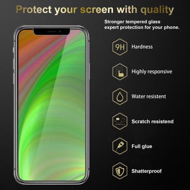 iPhone 11 PRO 3x Näytönsuoja Karkaistu lasi Suojakalvo