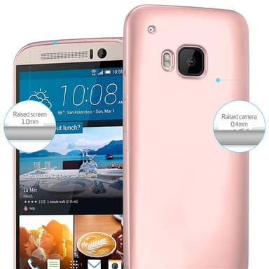 HTC ONE M9 Suojakuori Kotelo (Vaaleanpunainen)