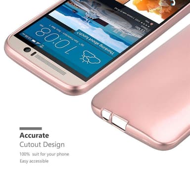 HTC ONE M9 Suojakuori Kotelo (Vaaleanpunainen)