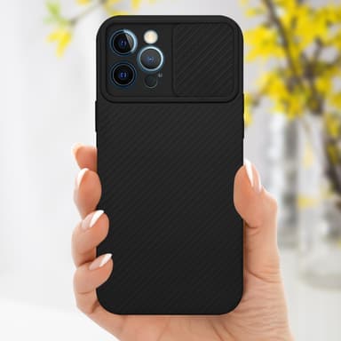 iPhone 12 PRO MAX Suojakuori Kotelo (Musta)