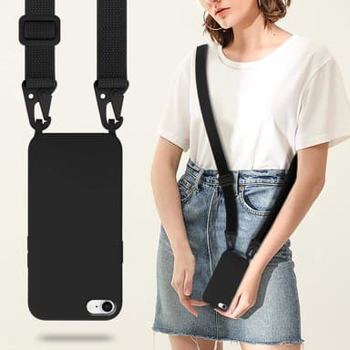 Suojakuori iPhone 7 / 7S / 8 / SE 2020 Kotelo (Musta)