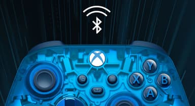 Xbox Sky Cypher ohjain (sininen/läpinäkyvä)