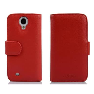 Samsung Galaxy S4 Suojakuori Lompakkokotelo (Punainen)