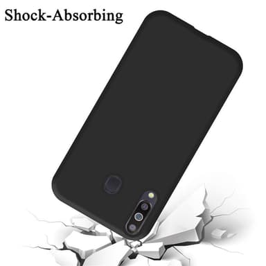 Samsung Galaxy M30 / A40s Suojakuori Kotelo (Musta)