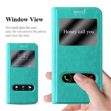 Lompakkokotelo Samsung Galaxy S6 Case (Turkoosi)