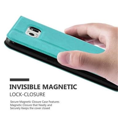 Lompakkokotelo Samsung Galaxy S6 Case (Turkoosi)