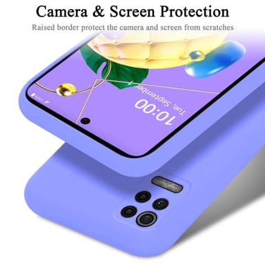 LG K52 / K62 / Q52 Suojakuori Kotelo (Violetti)