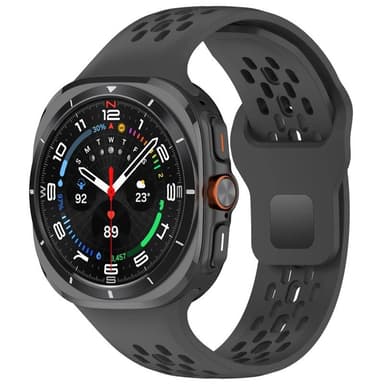 EBN kellon ranneke Samsung Galaxy Watch Ultra (47mm) - Musta
