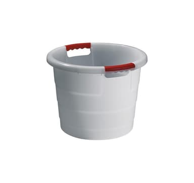 Pyöreä yleiskauha TONI, valkoinen 45L, Garantia