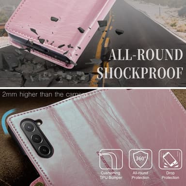 CaseMe Samsung Z Fold6 Lompakkokotelo - Pinkki