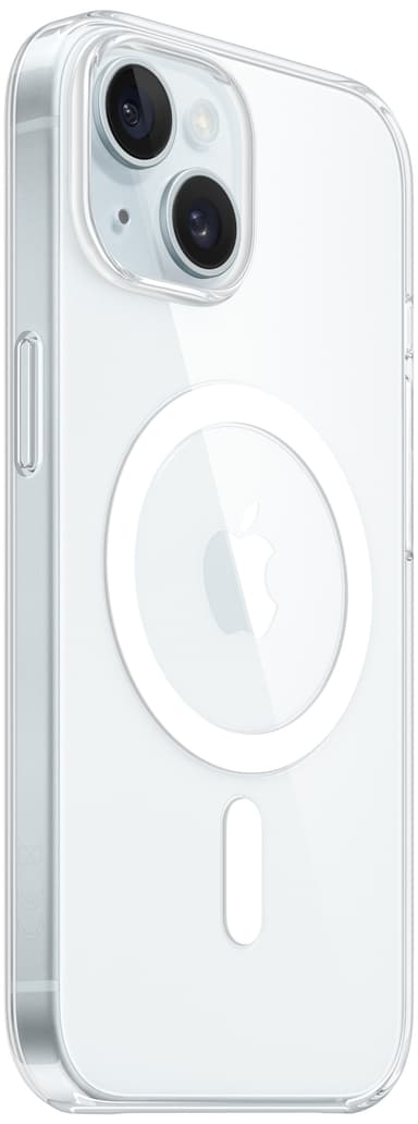 iPhone 15 MagSafe läpinäkyvä suojakuori
