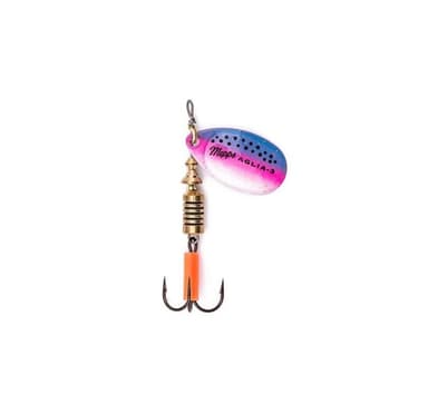 Spinner MEPPS AGLIA RAINBOW-3 6,5g sateenkaari/hopea