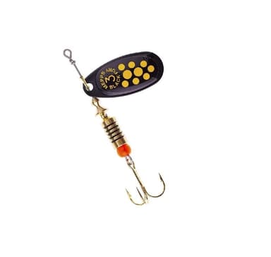 Spinner-3 6,5g musta/keltainen piste, MEPPS