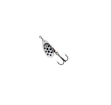 Spinner MEPPS AGLIA DECOREE-4 9,0g hopea/mustat pisteet