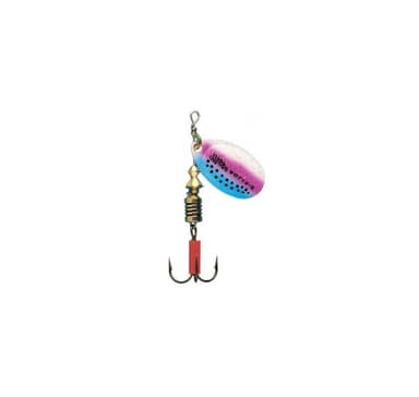 Spinner MEPPS AGLIA RAINBOW-2 4,5g sateenkaari/hopea