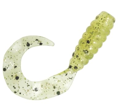 Pehmeä viehe Z-Man GRUBZ 2,5"" Chartreuse Sparkle 8kpl