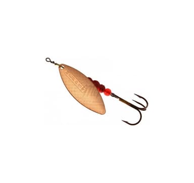 Spinner MEPPS AGLIA LONG HEAVY-3 24g hopea-hopea/punainen