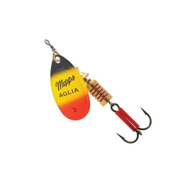 Spinner MEPPS AGLIA FURIA-3 6,5g musta/keltainen/punainen