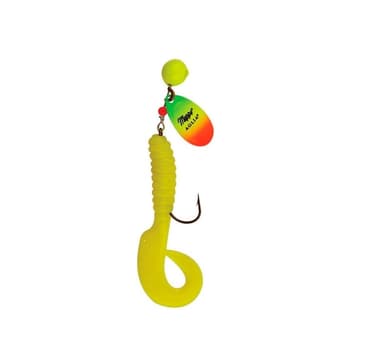 Spinner MEPPS AGLIA SPINFLEX 20g chartreuse/tiikeri/keltainen