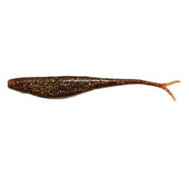 Pehmeä viehe Z-Man SCENTED JERK SHADZ 5"" Rootbeer Gold 5kpl