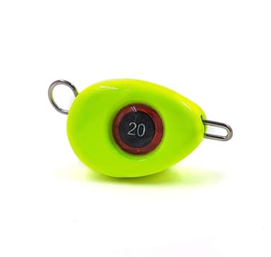 Jig sinker FH, 12 g, keltainen, 3 kpl, Merganser