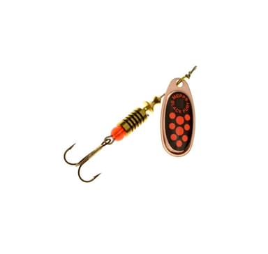 Spinner MEPPS-4 8,0g kupari/oranssi pisteet
