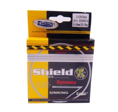 Punottu siima Zhibo Shield uppoava 0,4mm 100m monivärinen