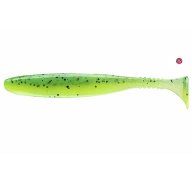 Pehmeä viehe Daiwa TN D'FIN 12,5cm UV chartreuse tiikeri 5kpl
