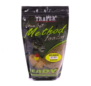 Groundbait TRAPER Method Feeder Ready Kypsä banaani 750g