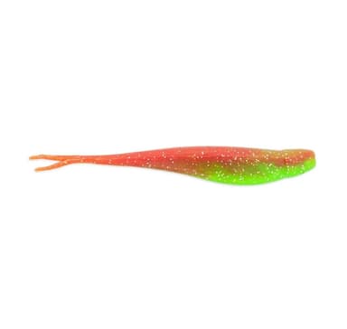 Pehmeä viehe Z-Man SCENTED JERK SHADZ 4"" Nuked Chicken Glow 5kpl