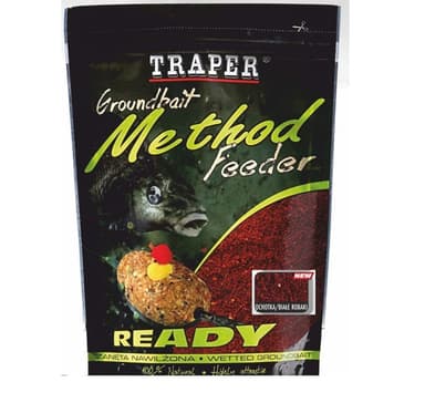 Groundbait TRAPER Method Feeder Ready Bloodworm/Maggots 750g