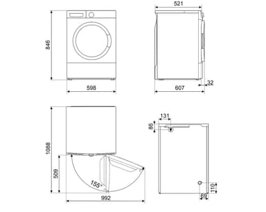Smeg Kuivausrumpu DNP82SEIN