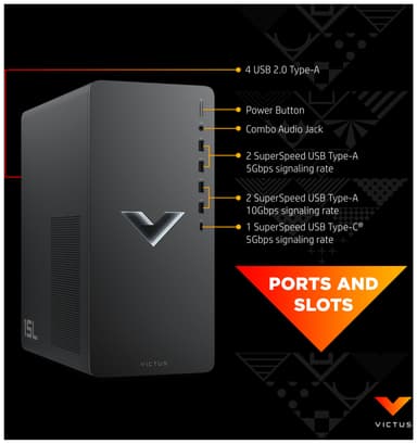 HP Victus 15L pelitietokone R5-5/8/512/3050
