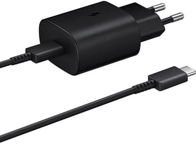 Samsung Super Fast 25 W seinälaturi + 1 m kaapeli (musta)