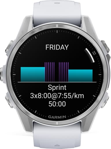Garmin Fenix 8 älykello 43 mm (Whitestone)