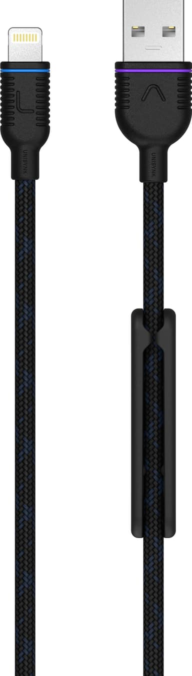 Unisynk Premium Lightning-kaapeli (musta)