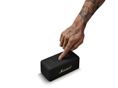 Marshall Emberton III langaton kannettava kaiutin (musta/messinki)