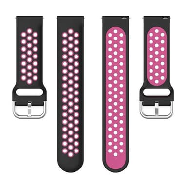 EBN kellon ranneke OnePlus Watch 2R - Musta/tummapinkki