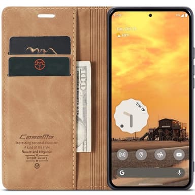 CaseMe puhelimenkotelo 013 Google Pixel 9 - Ruskea