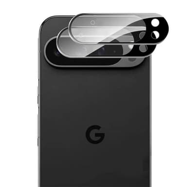 2-kpl Kameran linssin lasi Google Pixel 9 Pro - Musta
