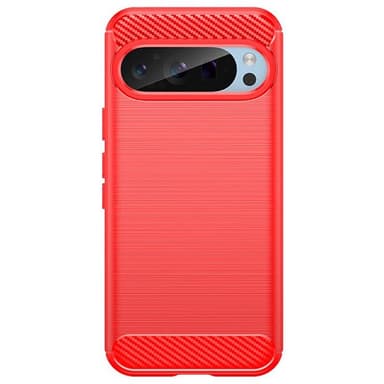 Harjattu TPU kuori Google Pixel 9 Pro - Coral
