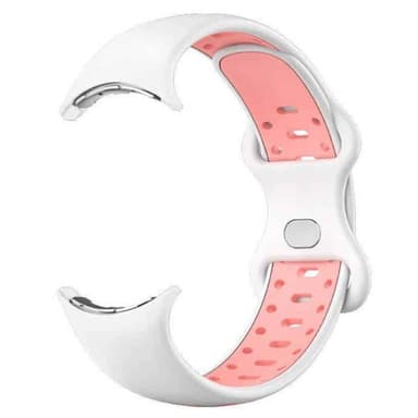 Twin kellon ranneke Google Pixel Watch 3 (41mm) - Valkoinen/vaaleanpun