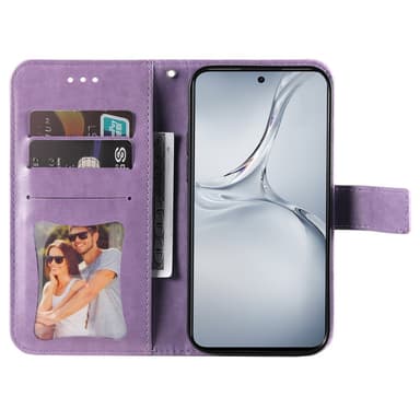 SKALO OnePlus Nord CE4 Lite 5G Mandala lompakkokotelo - Violetti